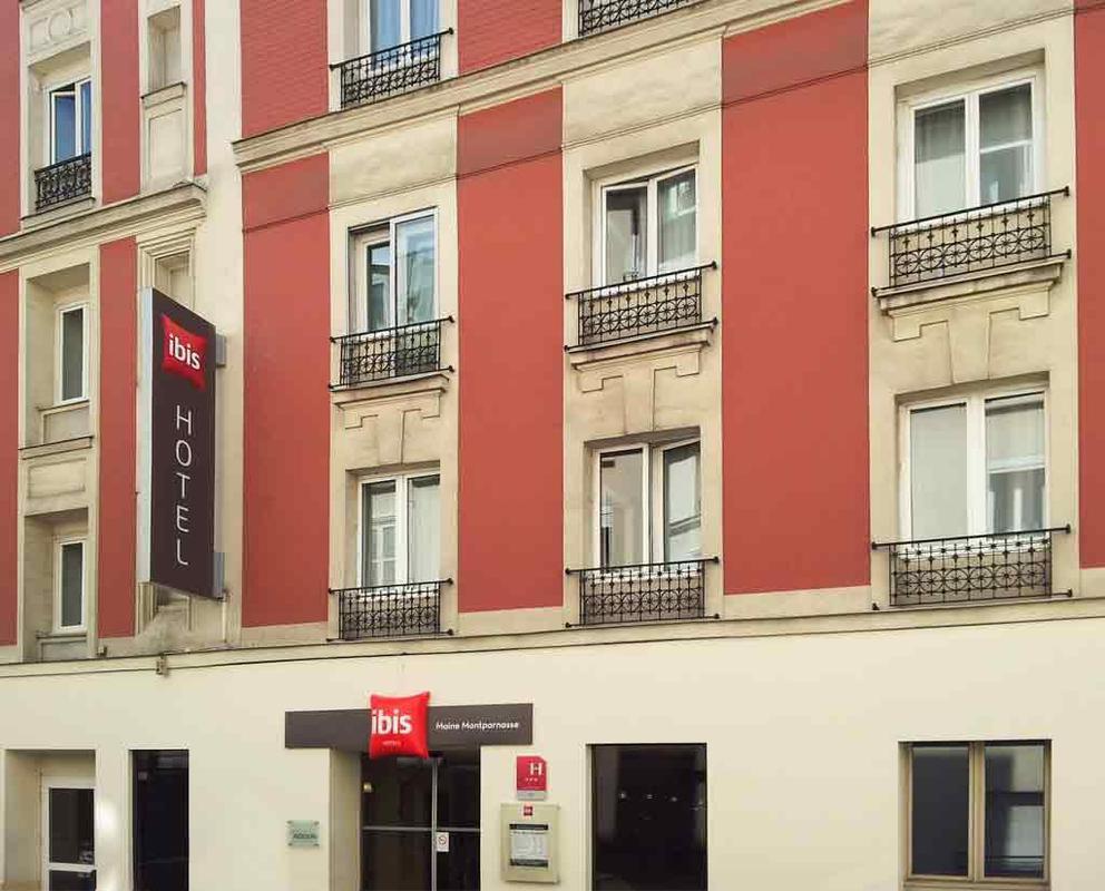Ibis Maine Montparnasse Hotell Paris Exteriör bild